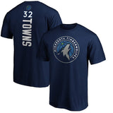 NBA T-Shirts NBA Timberwolves Edwards Downs T-Shirt Sports Short Sleeve