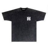 Amiri T-shirt Washed and Worn Retro Short Sleeve T-shirt