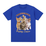 Professional Pussy Eater Funny Cat Meme T Shirt Men Fashion