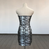 Women Evening Dress Sheath Bandage One-Piece Dress