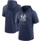 MLB T-Shirts MLB Baseball Hooded Short Sleeve T-Shirt Men's Sports Outdoor T-Shirt Top (Part 3)