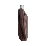 Women Knitted Sweater Autumn Long Sleeve Solid Color Sweater Coat