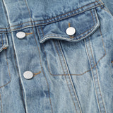 Women Jacket Long Sleeve Denim Clothing Jacket