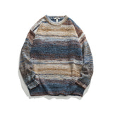 Unisex Sweater Winter Mixed Color Loose Sweater