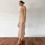 Women Dress Evening Dress Sexy Backless Slim Fit Fishtail Dress
