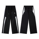 Women Sweatpants Vintage Straight Sports Pants Casual Drawstring Sweatpants