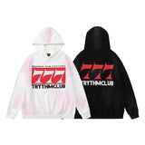 Men Hoodie Hiphop Foam Printed Hoodie