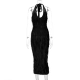 Women Dresses Sexy Backless Sheath Dress