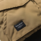 Unisex Winter Cotton Coat Three-Dimensional Pocket Decorative Hooded down Jacket