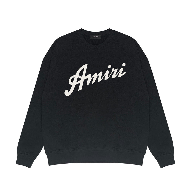 Amiri Long Sleeved Shirt Fashion Brand Crew Sweatshirts round Neck Sweater