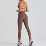 Women Yoga Set Female Outdoor Running Fitness Clothes
