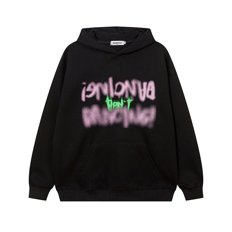 Men Hoodie Retro Casual Couple Coat