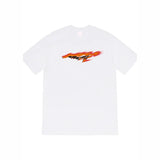 Mens T-shirts 21SS Week 1wind shadow flame LOGO crew neck short sleeve t-shirt