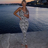 Women Dresses Summer Sexy V-neck Backless Sling Dress