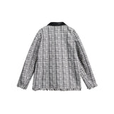 Unisex Jacket Autumn Retro Lapels Jacket Baggy Coat