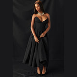Women Dresses Autumn Tube Top Dress