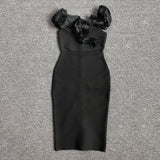 Women's Evening Dress Ruffled Bandage One-Piece Dress Dress Skirt