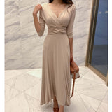 Women Dresses V-neck Dress