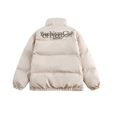 Unisex Winter Cotton Coat Stand-up Collar Cotton-Padded Clothes Double-Sided Plaid Cotton-Padded Jacket