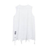 Women Vest Hiphop Loose Sleeveless T-shirt Sports Top