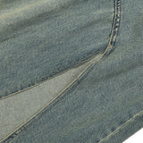 Women Long Skirt Denim Skirt Loose Washed-out A- line Skirt