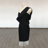 Women's Evening Dress Tassel Dress Sexy Sheath Dress