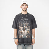 Asap Rocky T Shirts Travis Scott Short Sleeve Eminem ASAP TentacionT-Shirt