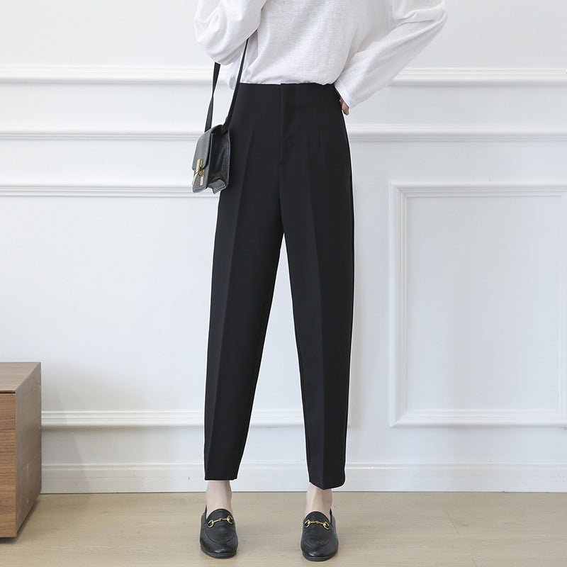 Women Sweatpants Suit Pants Straight-Leg Pants Overalls