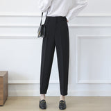 Women Sweatpants Suit Pants Straight-Leg Pants Overalls