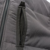 Unisex Winter Cotton Coat Stand-up Collar down Jacket Vintage Pocket Decorative down Jacket