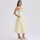 Women Dresses Floral Strap Dress Spring/Summer Female Dress