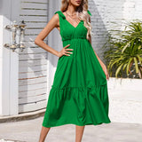 Women Dress Casual Vacation Beach Sling Dress