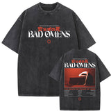 Washed Vintage Bad Omens Band Tshirt