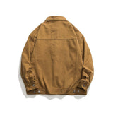 Unisex Shirts Autumn Arc Splicing Coat