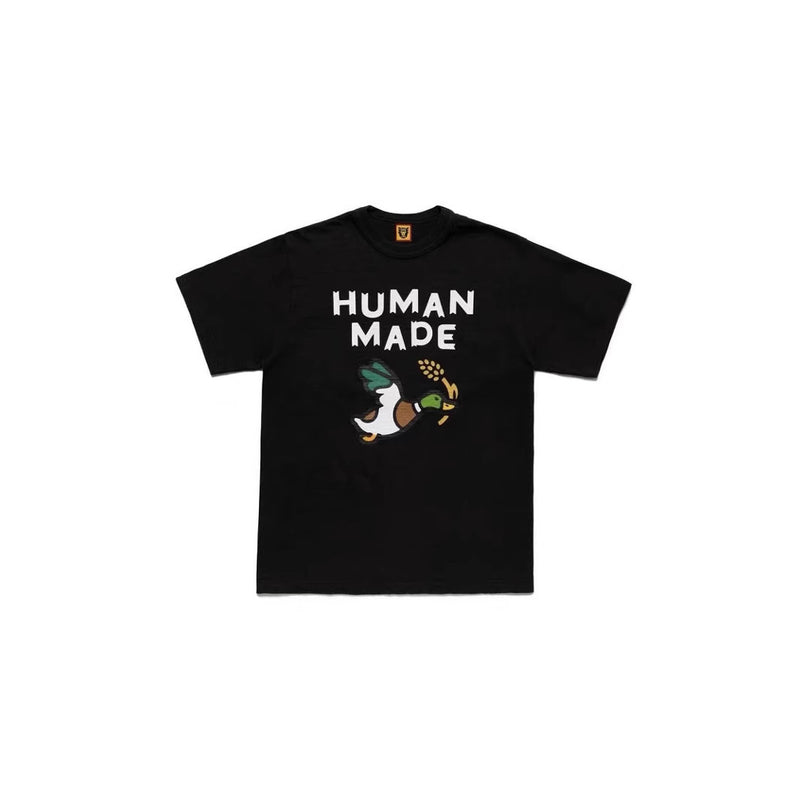 Men T-shirts Bird Pattern Short Sleeve T-Shirt Crew Neck Half Sleeve