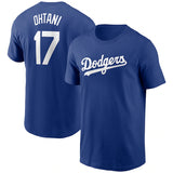 MLB T-Shirts MLB Angels Otani Shohei Outdoor Baseball Loose Short Sleeves