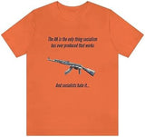Irony of The AK-47 Men's and Ladies Tee