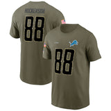 NFL T-Shirts NFL Football Printed Jerseys Short Sleeves Outdoor Sports Loose