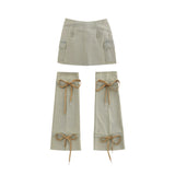 Women Skirt Denim Skirt A- Line Skirt Summer Washed and Worn Skirt