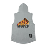 Men Vest Summer Hip Hop Vest Retro Sleeveless T-shirt