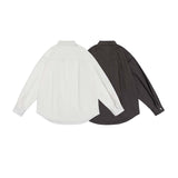 Unisex Jacket Autumn Text Printed Shirt