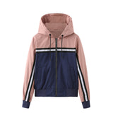 Women Trench Coat Thin Trench Coat Women's Coat Color Matching Casual Jacket Women's Spring and Autumn Outdoor Raincoat
