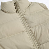Unisex Winter Cotton Coat Stand Collar down Vest Retro Warm Sleeveless Top