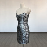 Women Evening Dress Sheath Bandage One-Piece Dress