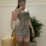 Women Dresses Short Skirt Sheath Dress