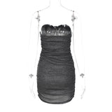 Women Dresses Spring Sexy V-neck Backless Dress