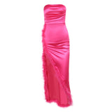 Women Dresses Summer Split Hollow Sexy Backless Dress