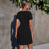 Women Dress V-neck Dress