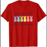 Treat All Peeps with Kindness T-Shirt, Funny Rabbit Bunny