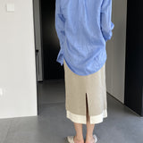 Women Knitted Skirt Autumn and Winter Knitting Skirt